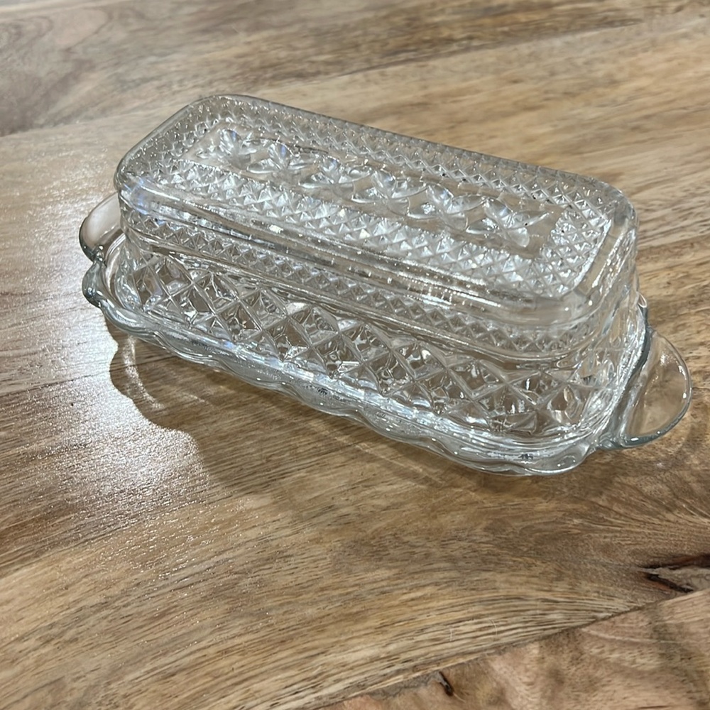 SOLD Vintage Butter Dish
